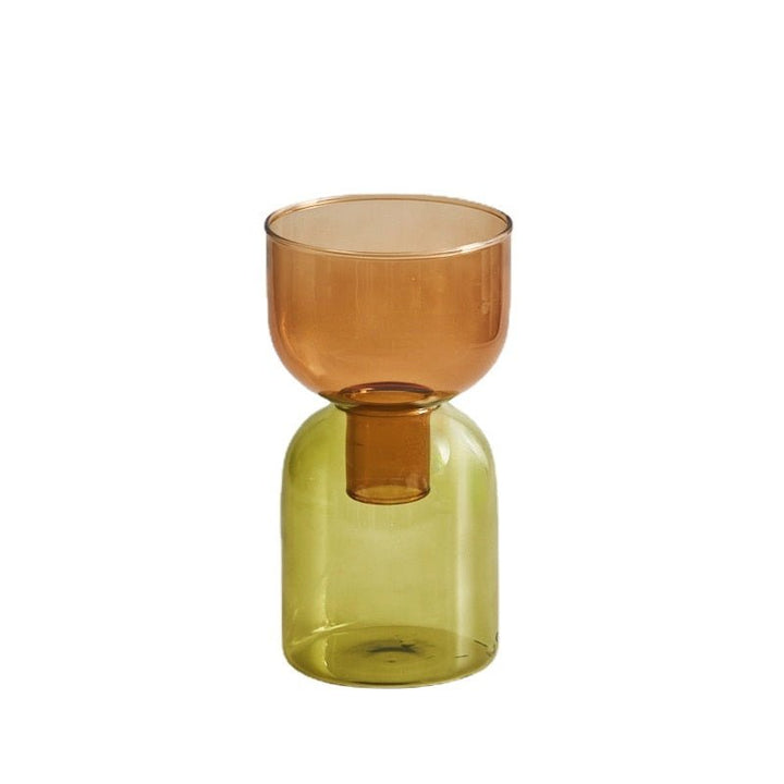 To-delt Mini Bud Vase Terrarium Sæt