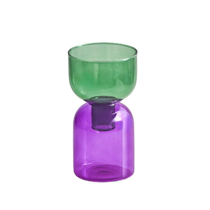 To-delt Mini Bud Vase Terrarium Sæt