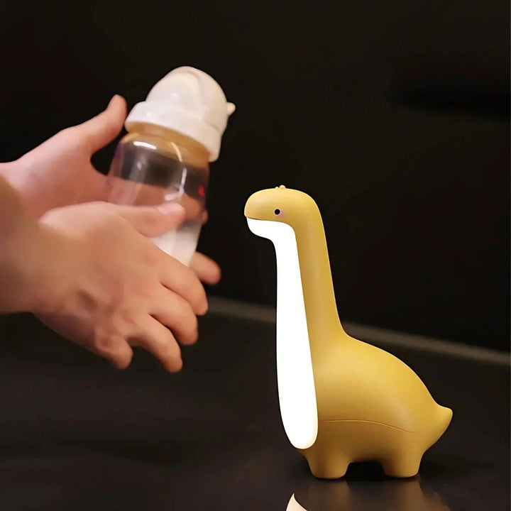 LED Dinosaur Nattelys til Børn med Blød Glød