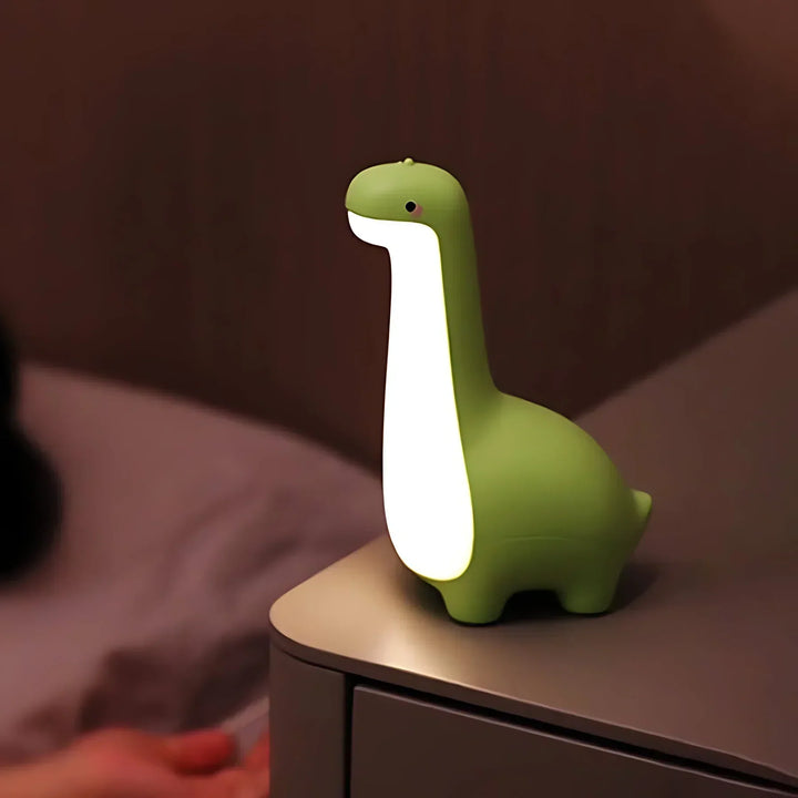 LED Dinosaur Natlampe til Børn – Blød Belysning til Beroligende Nætter
