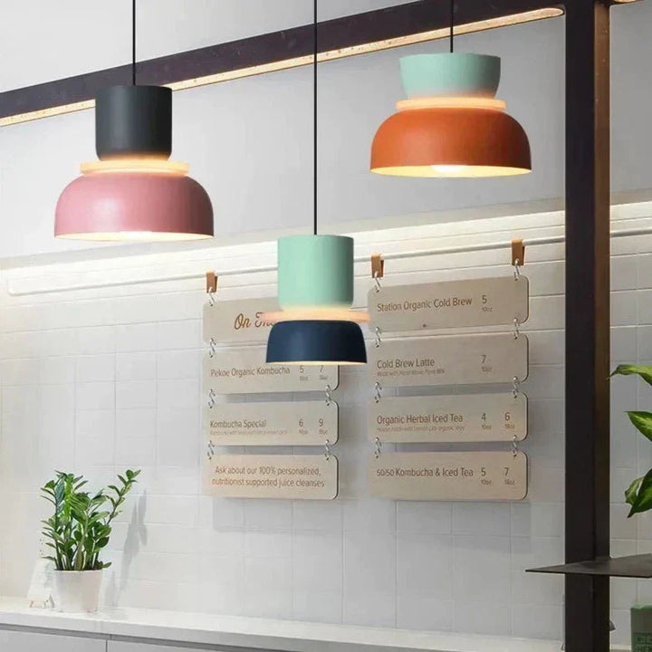 LuminaGlow - Moderne Pendellys i Skandinavisk Macaron Stil