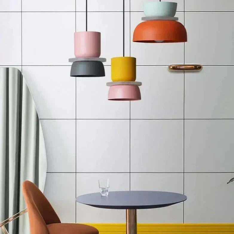 LuminaGlow - Moderne Pendellys i Skandinavisk Macaron Stil