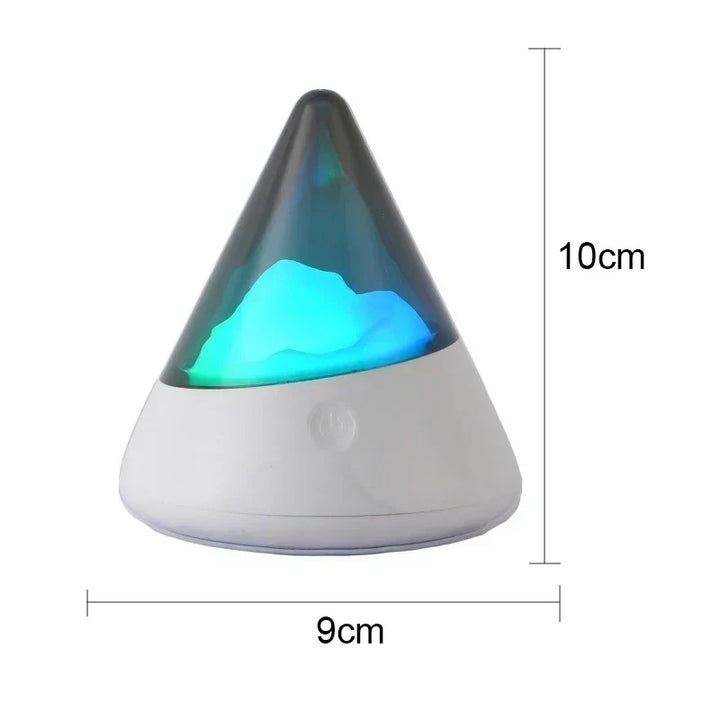 Trådløs LED Isbjerg Natlampe - IceGlow